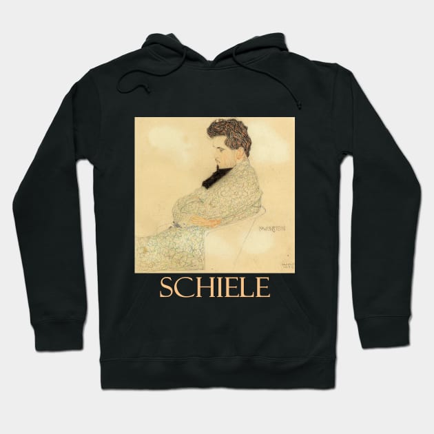 Portrait of the Composer Arthur Lowenstein (1909) by Egon Schiele Hoodie by Naves